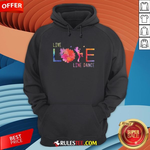 Colorful Live Life Line Dance 2020 Hoodie - Design By Rulestee.com