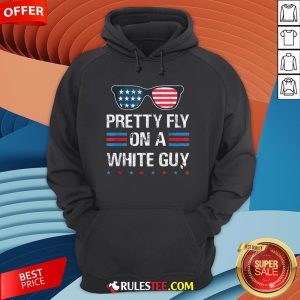 Nice Glasses Pretty Fly On A White Guy Hoodie - Design By Rulestee.com