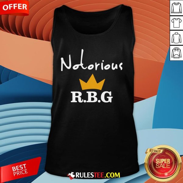 Hot Notorious R.B.G Tank Top-Design By Rulestee.com