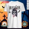 Halloween Sugar Skull Girl Day Of Dead Muertos Shirt