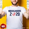 Joe Biden And Harris 2020 Love American Flag Shirt