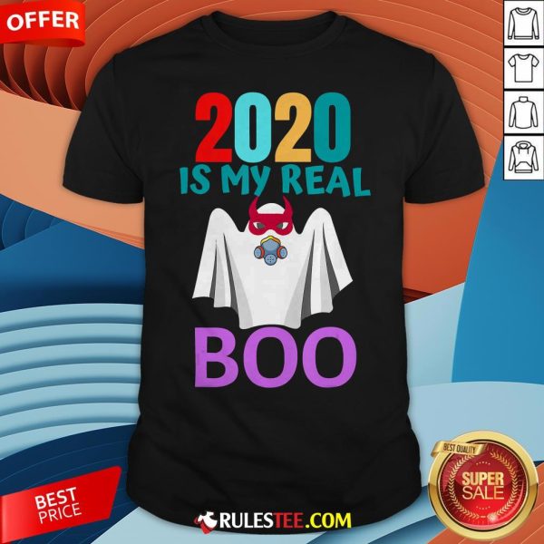 Colorful 2020 Is My Real Boo Ghost Halloween Shirt - Design By Rulestee.com