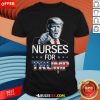 Funny Nurse For Trump American Flag Shirt - Design By Rulestee.com