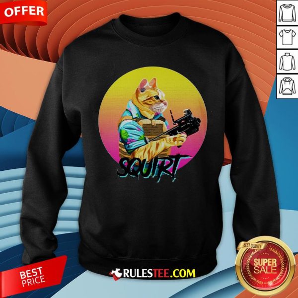 Pretty Donut Operator Cat Sweatshirt - Design By Rulestee.com