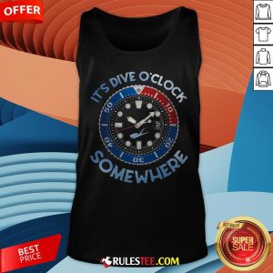 Awesome Scuba Diving It’s Five O’clock Somewhere Tank Top - Design By Rulestee.com