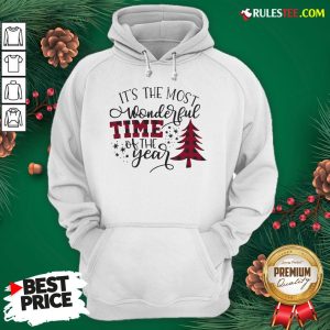 Awesome It’s The Most Wonderful Time Of The Year Christmas Hoodie - Design By Rulestee.com