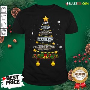 Funny Camping Car Christmas Tree Shirt - Design By Rulestee.com