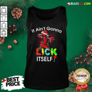 Funny Deadpool It Ain't Gonna Lick Itself Christmas Tank Top- Design By Rulestee.com