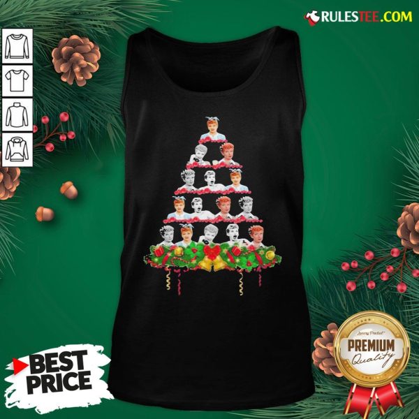 Good Lucille Ball Christmas Tree Tank Top - Design By Rulestee.com