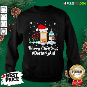 Nurse Santa Vaccine Merry Christmas #Dietary Aid Sweatshirt - Design By Rulestee.com