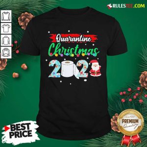 Merry Quarantine Christmas 2020 Pajamas T-Shirt - Design By Rulestee.com
