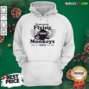 Hot Protected By Flying Monkeys Ninja Hoodie - Design By Rulestee.com