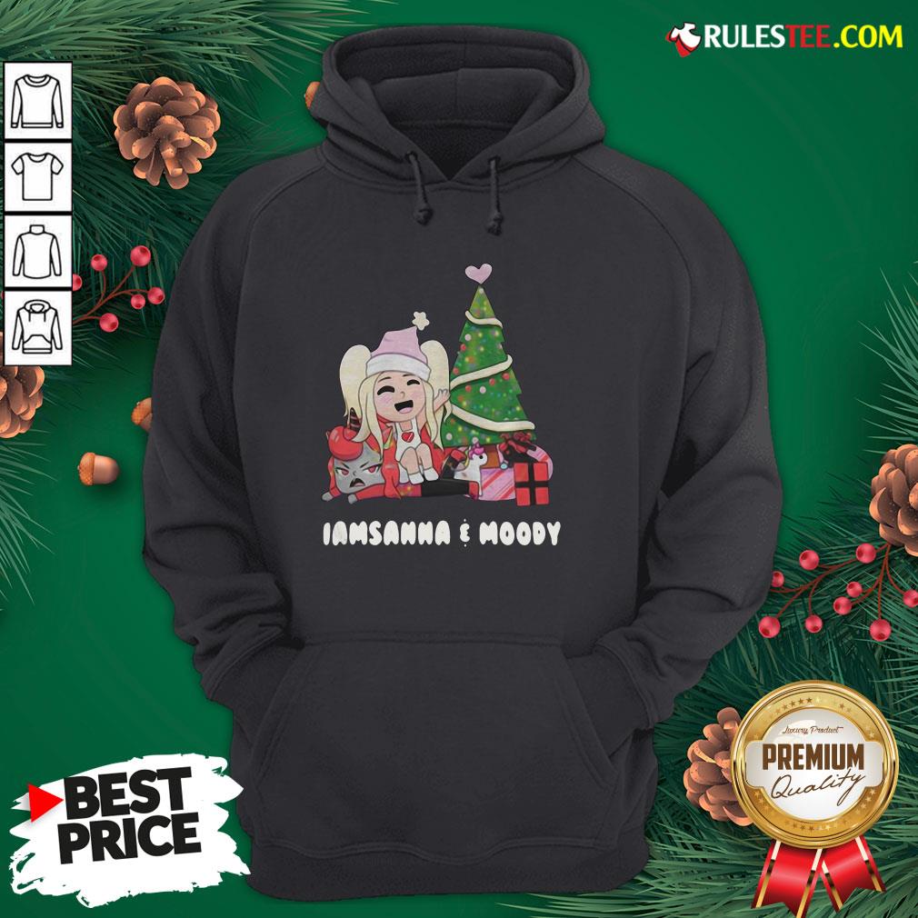 Hot Sanna Iamsanna E Moody Christmas Sweat Hoodie - Design By Rulestee.com
