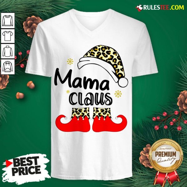 Nice Mama Claus Christmas V-neck - Design By Rulestee.com
