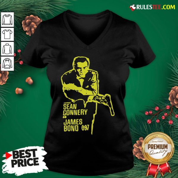 Official Sean Connery As James Bond 007 V-neck - Design By Rulestee.com