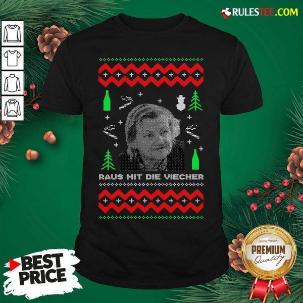 Official Ugly Christmas Familie Ritter Raus Mit Die Viecher Shirt- Design By Rulestee.com
