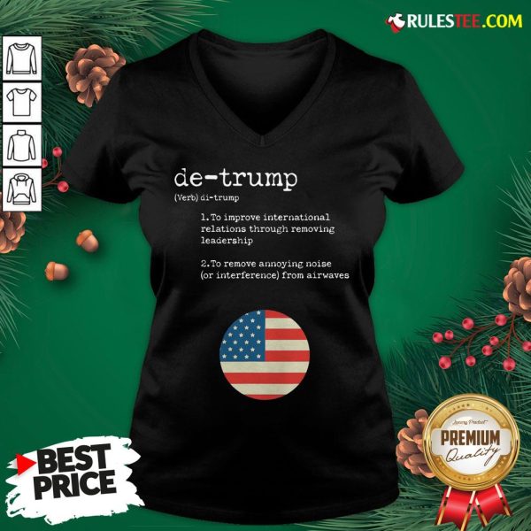 Original Trump Dictionary Definition For Usa Election Result Vintage V-neck- Design By Rulestee.com