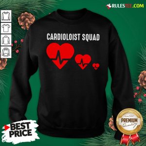 Premium Cool Cardiology Squad Funny Medical Heart Doctor Team Gift Sweatshirt- Design By Rulestee.com