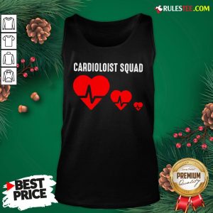 Premium Cool Cardiology Squad Funny Medical Heart Doctor Team Gift Tank Top- Design By Rulestee.com
