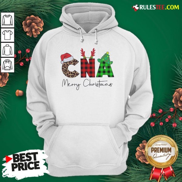 Premium Plaid CNA Merry Christmas 2020 Hoodie - Design By Rulestee.com