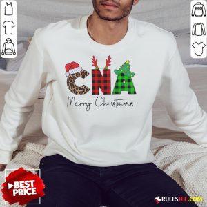Premium Plaid CNA Merry Christmas 2020 Sweatshirt - Design By Rulestee.com