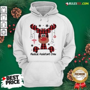 Awesome Reindeer Dispatcher Medical Assistant Crew Christmas Hoodie - Design By Rulestee.com