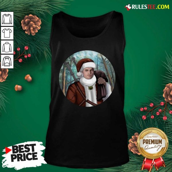 Awesome The Witcher Santa Crewneck Tank Top - Design By Rulestee.com