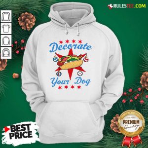 Funny Decorate Your Dog Hot Dog Merry Christmas Hoodie - Design By Rulestee.com