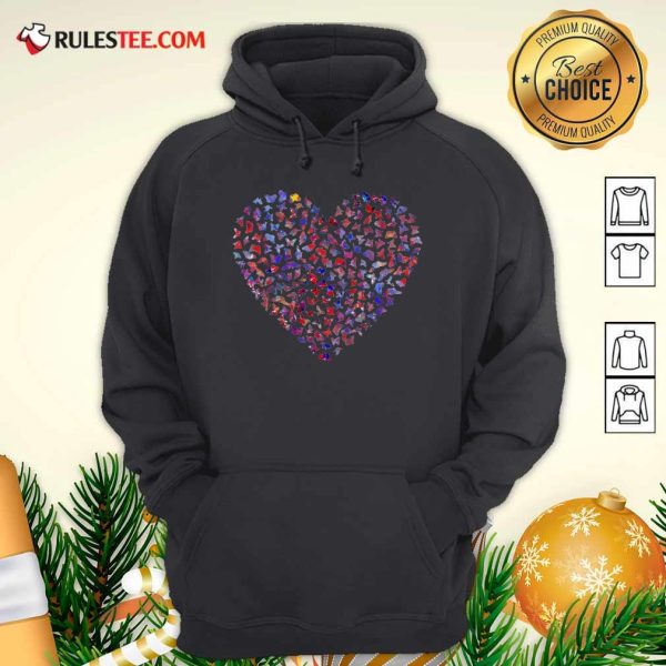 Heart Butterfly Hoodie - Design By Rulestee.com