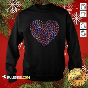 Heart Butterfly Sweatshirt - Design By Rulestee.com