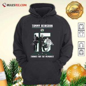 15 Tommy Heinsohn Thank For The Memories Signature Hoodie - Design By Rulestee.com