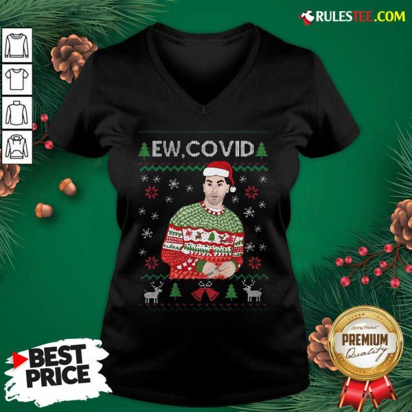Premium Ew Covid Merry Christmas 2020 Ugly V-neck - Design By Rulestee.com