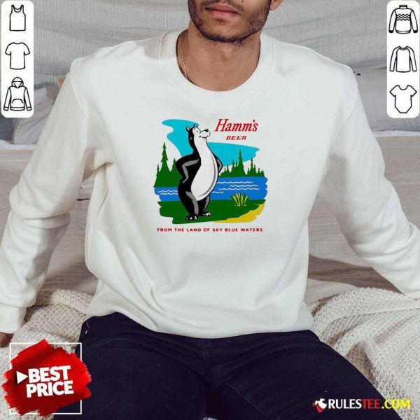 Hamm’s Beer From The Land Of Sky Blue Waters Sweatshirt - Design By Rulestee.com