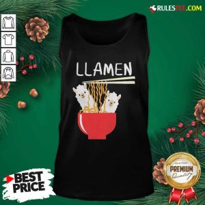 Llama Eat Llamen Tank Top - Design By Rulestee.com