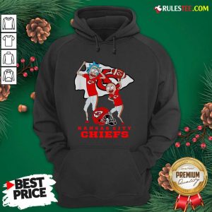 Rick And Morty Kansas City Chiefs Hoodie - Design By Rulestee.com