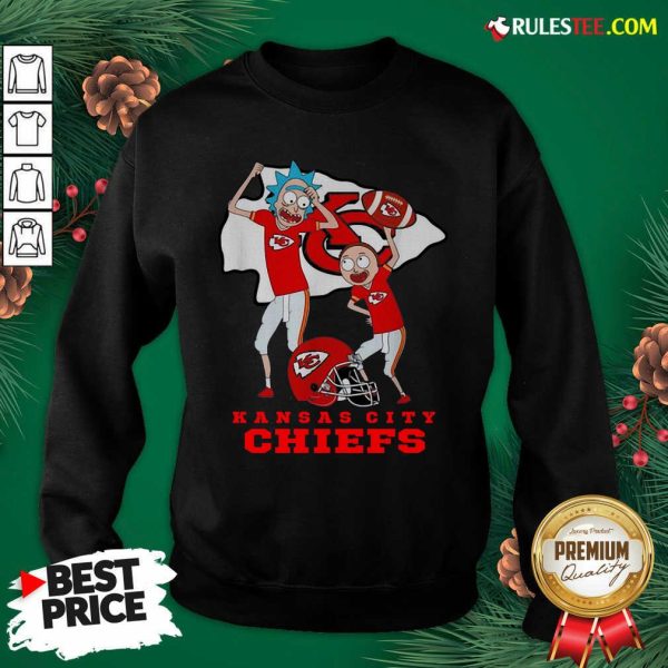 Rick And Morty Kansas City Chiefs Sweatshirt - Design By Rulestee.com