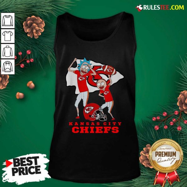 Rick And Morty Kansas City Chiefs Tank Top - Design By Rulestee.com