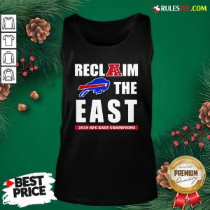 Buffalo Bills Reclaim The East 2020 AFC East Champions Tank Top- Design By Rulestee.com