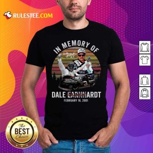 In Memory Of Dale Earnhardt February 18 2001 Signature Vintage Shirt - Design By Rulestee.com