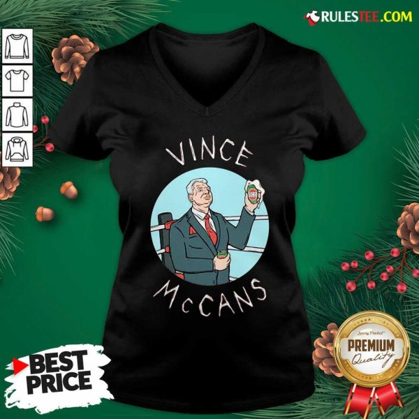 Happy Vince Mccans V-neck - Design By Rulestee.com