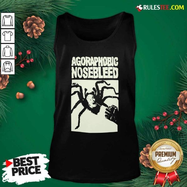 Agoraphobic Nosebleed Spider Tank Top- Design By Rulestee.com