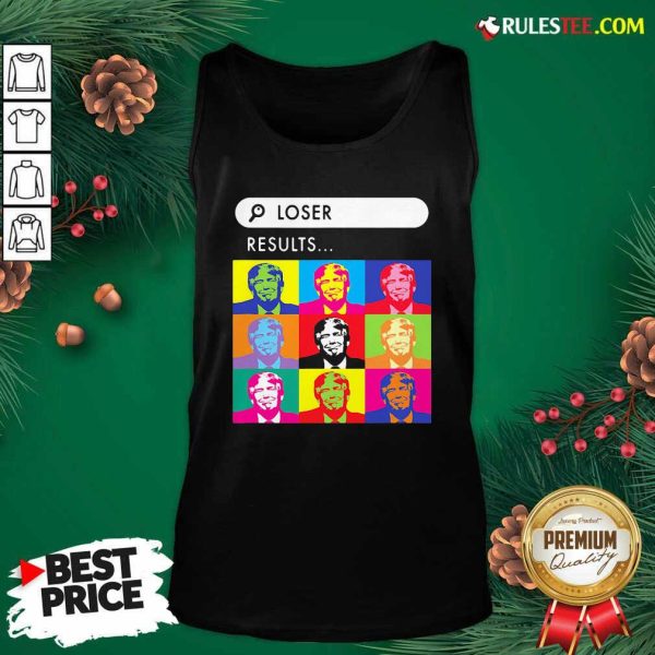 Loser Resuits Search Donald Trump Andy Warhol Tank Top - Design By Rulestee.com