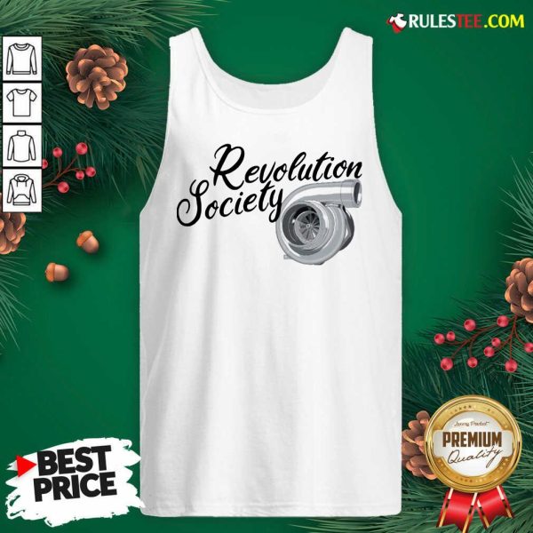 Hot Rebranded Revolution Society Tank Top - Design By Rulestee.com