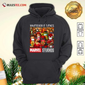 Whatever It Takes Marvel Studios Avengers Face Mask Hoodie - Design By Rulestee.com