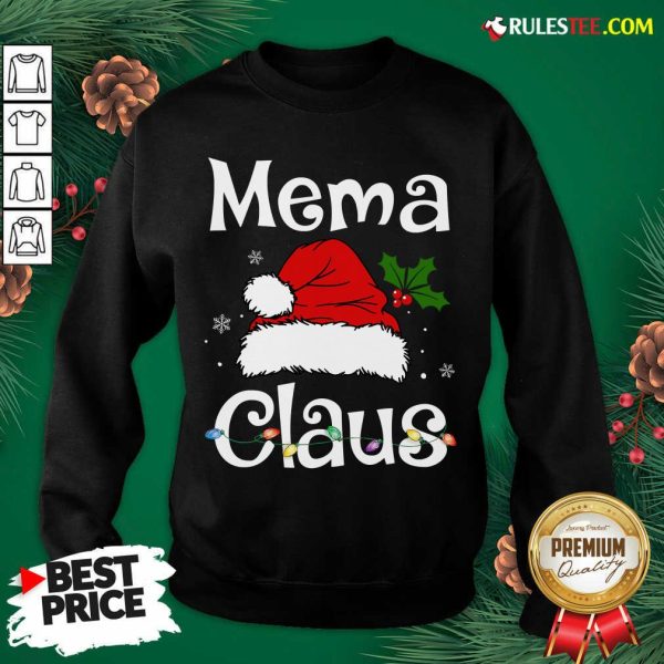 New Beautiful Mema Claus Christmas Family Group Matching Pajama Sweatshirt - Design By Rulestee.com
