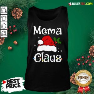 New Beautiful Mema Claus Christmas Family Group Matching Pajama Tank Top - Design By Rulestee.com