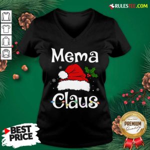 New Beautiful Mema Claus Christmas Family Group Matching Pajama V-neck - Design By Rulestee.com