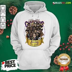 Nice 2020 Nba Champions Los Angeles Lakers 17 Champs Cartoon Hoodie - Design By Rulestee.com