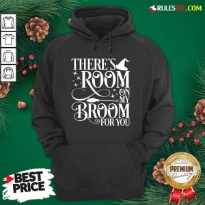 There Room On My Broom For You Witch Halloween Hoodie - Design By Rulestee.com