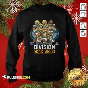 Bay Packers 2020 Nfc North Playoffs Division Champions Signatures Sweatshirt- Design By Rulestee.com